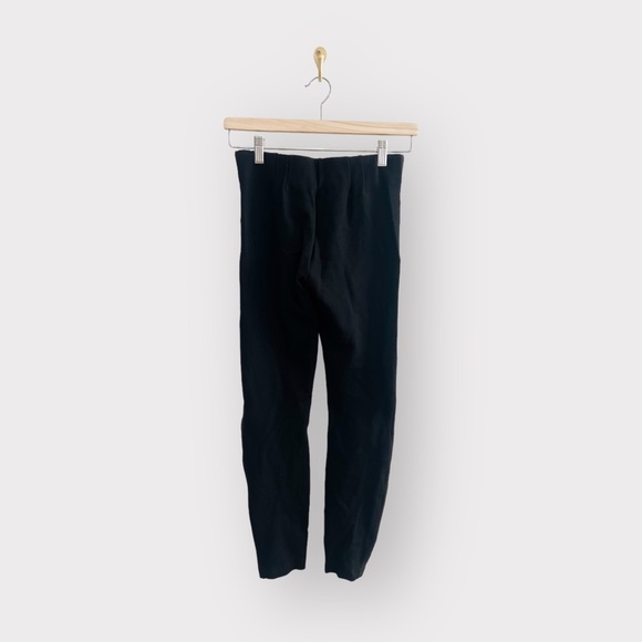 ZARA Black Leggings Green Side Stripe (Sz S) - Picture 6 of 7